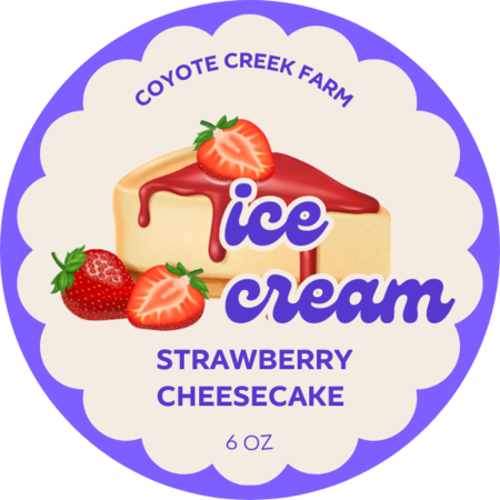 Ice Cream - Strawberry Cheesecake